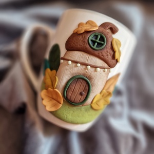 Makkházikós őszi hangulatú bögre - sötétben világítós! - otthon & életmód - konyhafelszerelés, tálalás - tálalás - bögre & csésze - Meska.hu