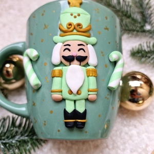 Derűs Diótörő karácsonyi bögre - Erdei Cukorálom - otthon & életmód - konyhafelszerelés, tálalás - tálalás - bögre & csésze - Meska.hu