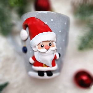 Mikulásos bögre, Otthon & Életmód, Konyhafelszerelés, tálalás, Tálalás, Bögre & Csésze, Gyurma, MESKA