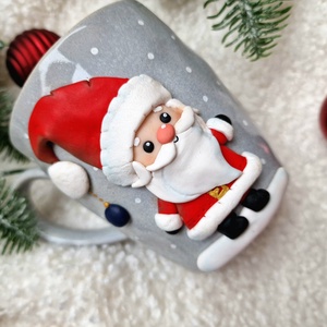 Mikulásos bögre - otthon & életmód - konyhafelszerelés, tálalás - tálalás - bögre & csésze - Meska.hu