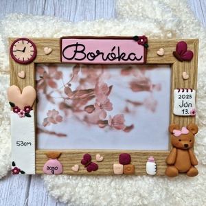 Babaköszöntő képkeret , Otthon & Életmód, Dekoráció, Kép & Falikép, Képkeret, Gyurma, MESKA