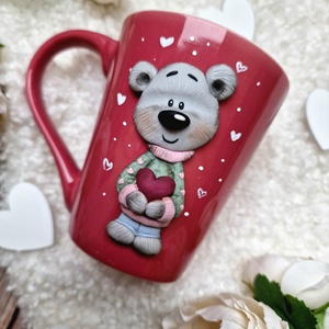 Szívpajtik Kollekció - Macis bögre - otthon & életmód - konyhafelszerelés, tálalás - tálalás - bögre & csésze - Meska.hu