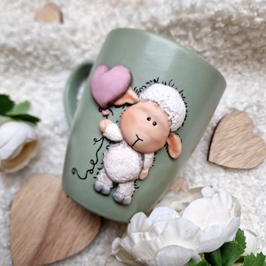 Szívpajtik Kollekció - Bárányos bögre - Meska.hu