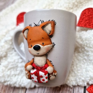 Szívpajtik Kollekció - Rókás bögre - otthon & életmód - konyhafelszerelés, tálalás - tálalás - bögre & csésze - Meska.hu