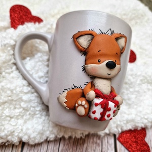 Szívpajtik Kollekció - Rókás bögre - otthon & életmód - konyhafelszerelés, tálalás - tálalás - bögre & csésze - Meska.hu