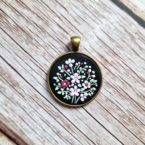 Medál - A kert titka, Ékszer, Nyaklánc, Medál, Gyurma, MESKA