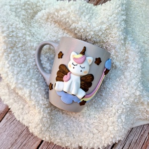 Egyszarvús bögre, Otthon & Életmód, Konyhafelszerelés, tálalás, Tálalás, Bögre & Csésze, Gyurma, MESKA