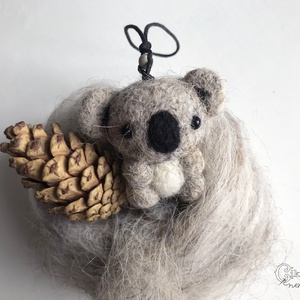 Tűnemezelt aranyos koala figura - játék & sport - plüssállat & játékfigura - más figura - Meska.hu