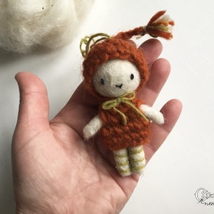 Nemezelt-horgolt aranyos manócska baba - játék & sport - baba & babaház - baba - Meska.hu