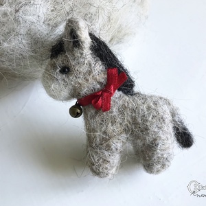 Tűnemezelt mini szamár - játék & sport - plüssállat & játékfigura - más figura - Meska.hu
