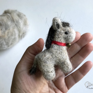 Tűnemezelt mini szamár - játék & sport - plüssállat & játékfigura - más figura - Meska.hu