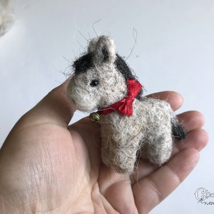 Tűnemezelt mini szamár - játék & sport - plüssállat & játékfigura - más figura - Meska.hu