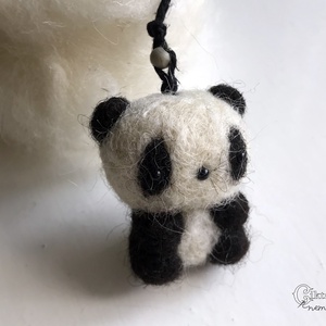 Tűnemezelt mini panda, Játék & Sport, Plüssállat & Játékfigura, Maci, Nemezelés, MESKA