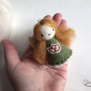Nemez angyalka - otthon & életmód - dekoráció - fali és függő dekoráció - függődísz - Meska.hu