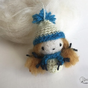 Nemezelt-horgolt angyalka - karácsony - karácsonyi lakásdekoráció - karácsonyfadíszek - Meska.hu