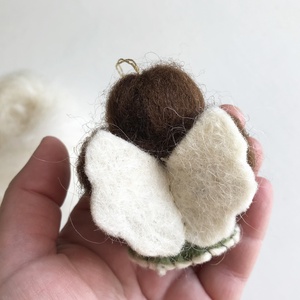 Nemez angyalka - karácsony - karácsonyi lakásdekoráció - karácsonyfadíszek - Meska.hu