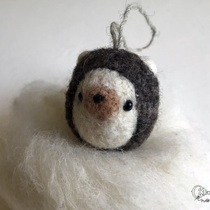 Tűnemezelt aranyos süni karácsonyfadísz - játék & sport - plüssállat & játékfigura - süni - Meska.hu