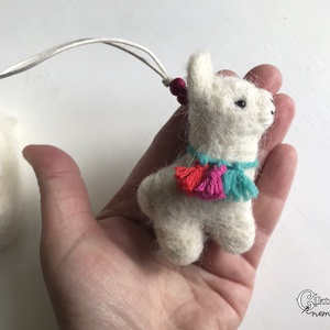 Tűnemezelt aranyos láma - játék & sport - plüssállat & játékfigura - láma - Meska.hu