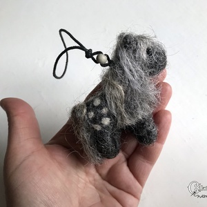 Tűnemezelt szürke póni/lovacska - Meska.hu