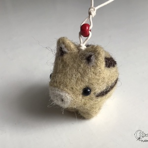 Tűnemezelt aranyos vadmalac - játék & sport - plüssállat & játékfigura - malac - Meska.hu