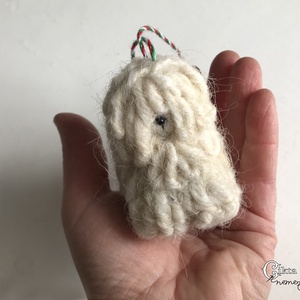 Magyar kutyafajták magyar gyapjúból - nemez komondor cikta gyapjúból, Játék & Sport, Plüssállat & Játékfigura, Kutya, Nemezelés, MESKA