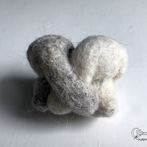 Tűnemezelt aranyos nyuszipár - játék & sport - plüssállat & játékfigura - nyuszi - Meska.hu