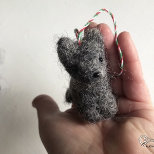 Magyar kutyafajták magyar gyapjúból - nemez mudi 2 féle színben racka gyapjúból - játék & sport - plüssállat & játékfigura - kutya - Meska.hu