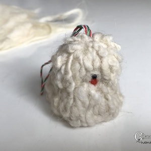 Magyar kutyafajták magyar gyapjúból - nemezelt fehér  puli cikta gyapjúból - játék & sport - plüssállat & játékfigura - kutya - Meska.hu