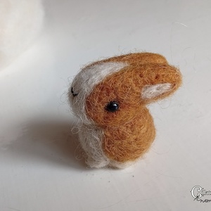 Tűnemezelt aranyos nyuszi - aranyos húsvéti dísz - Meska.hu