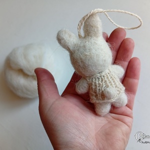 Tűnemezelt aranyos nyuszi baba - játék & sport - plüssállat & játékfigura - nyuszi - Meska.hu