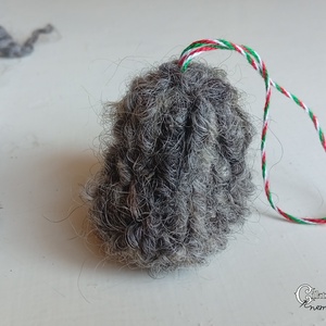 Magyar kutyafajták magyar gyapjúból - nemez puli szürke racka gyapjúból - játék & sport - plüssállat & játékfigura - kutya - Meska.hu