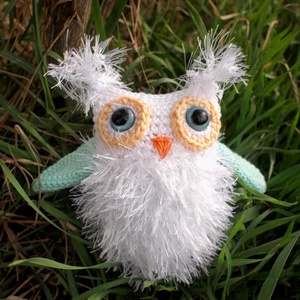Hóbagoly - horgolt bagoly amigurumi -  - Meska.hu