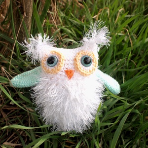 Hóbagoly - horgolt bagoly amigurumi -  - Meska.hu