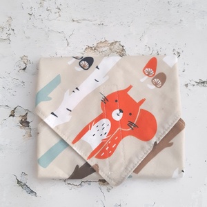 Forest friends - textil-PUL uzsonnás szalvéta  - Meska.hu