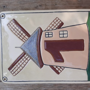 UTCATÁBLA és névtábla kerámia - otthon & életmód - ház & kert - házszám - Meska.hu