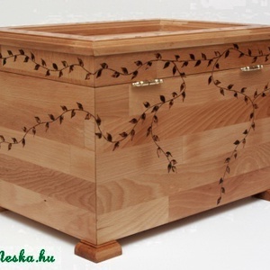 Ftrix részére lefoglalva!!!! - Esküvői láda fából szív lakattal -  - Meska.hu