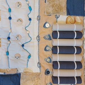 Szenzoros szőnyeg - baba - mama - baba játékok - játszószőnyeg - Meska.hu