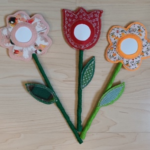 Textil virág - Meska.hu