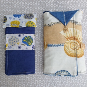 Textil zsebes tároló - otthon & életmód - papír, írószer - tolltartó & ceruzatekercs - Meska.hu