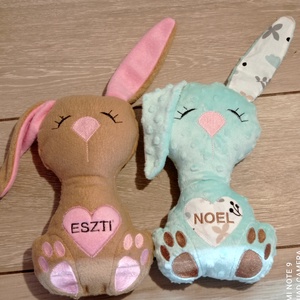 Cuki nyuszi plüss  - játék & sport - plüssállat & játékfigura - nyuszi - Meska.hu