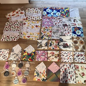 Textil szalvéta/ uzsonnás zsák  - táska & tok - uzsonna- & ebéd tartó - szendvics csomagoló - Meska.hu
