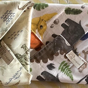 Textil szalvéta/ uzsonnás zsák  - táska & tok - uzsonna- & ebéd tartó - szendvics csomagoló - Meska.hu