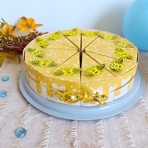 Erdő csodái papírtorta szelet, Ovis torta - otthon & életmód - papír, írószer - ajándékozás kellékei - papírtorta - Meska.hu