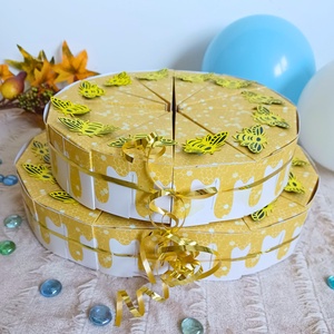 Száguldó papírtorta szelet, Ovistorta - otthon & életmód - papír, írószer - ajándékozás kellékei - papírtorta - Meska.hu