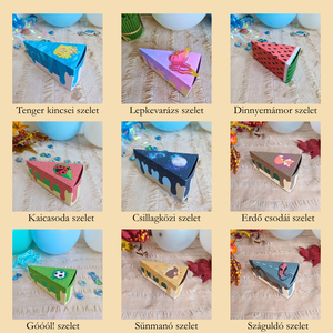 Dinnyemámor papírtorta szelet, Ovis torta - otthon & életmód - papír, írószer - ajándékozás kellékei - papírtorta - Meska.hu