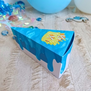 Tenger kincsei papírtorta szelet, Ovis torta, Otthon & Életmód, Papír, írószer, Ajándékozás kellékei, Papírtorta, Papírművészet, MESKA