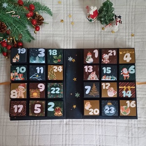 Adventi kalendárium könyv - karácsony - adventi díszek - adventi naptár - Meska.hu