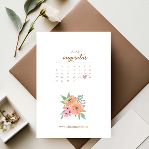 Floral esküvői meghívó (E19) - esküvő - meghívó & kártya - meghívó - Meska.hu