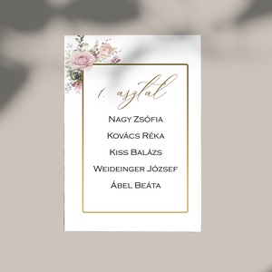 Ültetési rend (Vintage Amore  E27), Esküvő, Meghívó & Kártya, Meghívó, Papírművészet, MESKA