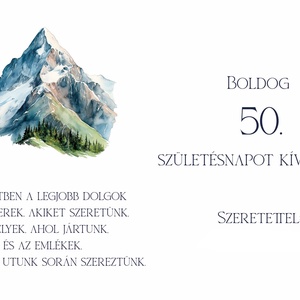 Születésnapi üdvözlőkártya - otthon & életmód - papír, írószer - ajándékozás kellékei - képeslap, üdvözlőlap - Meska.hu